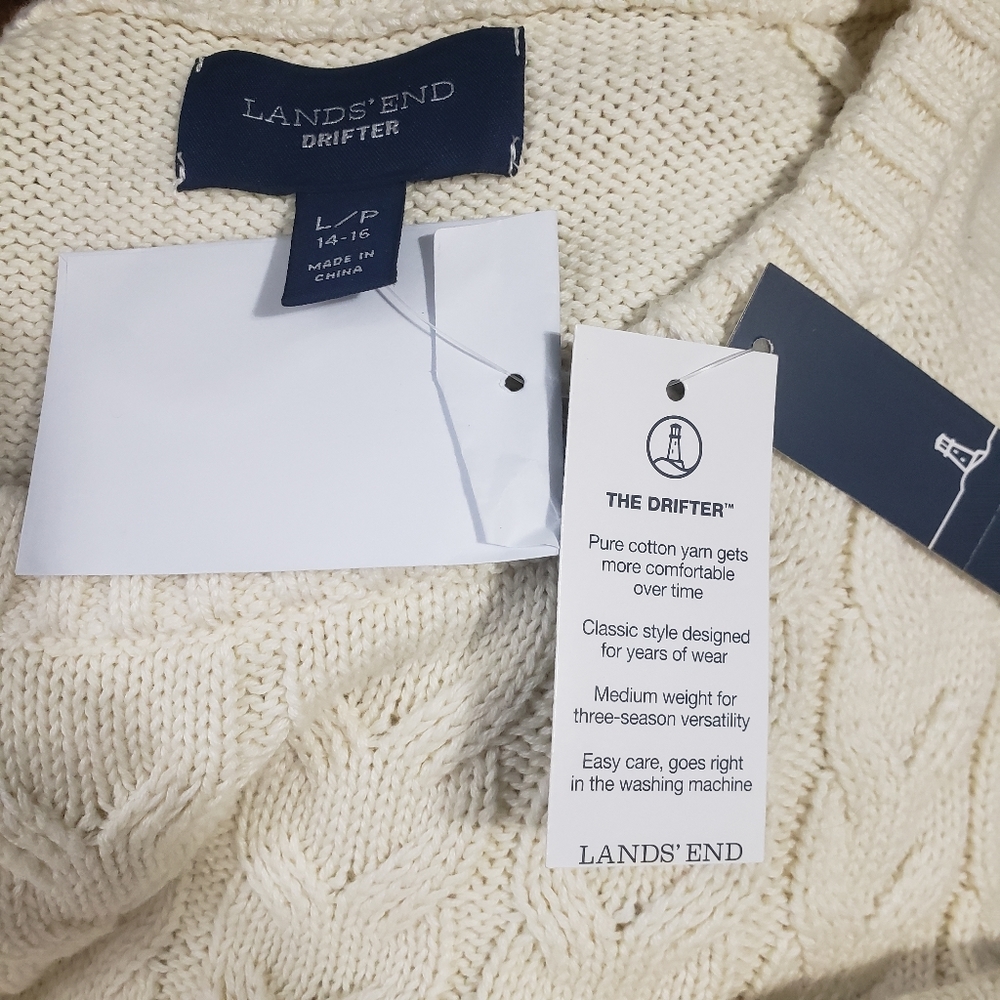 Land's End Drifter Sweater - Picture 3 of 3